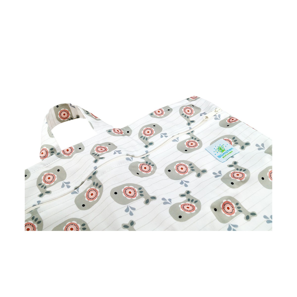 Blümchen - hängender Windelsac box