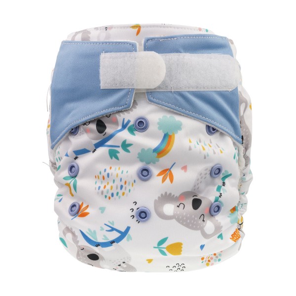 Blümchen All-in-One Bambus One Size Kletter 3,5-15kg