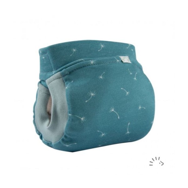 Popolini EasyFree AI3 Windel inkl. Abhaltefunktion M (5-10kg) Vintage Blue Dandelion