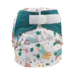 Blümchen All-in-One Bambus One Size Kletter 3,5-15kg...