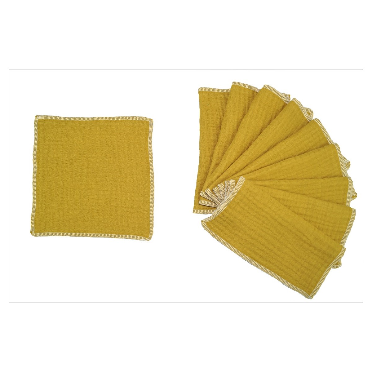 NoWaste Stofftaschentücher 10er Set box