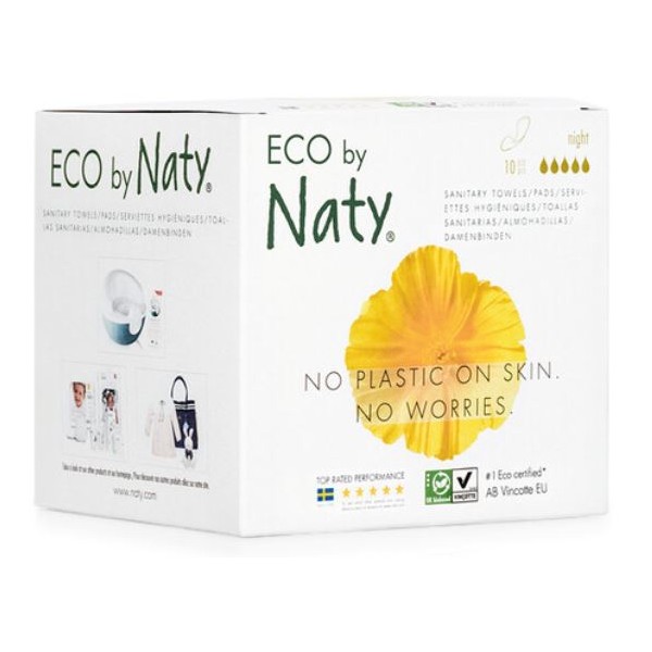Eco by Naty Nachtbinden aus kompostierbaren Materialien
