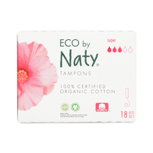 Eco by Naty Bio Baumwoll Tampons Super 18 Stk