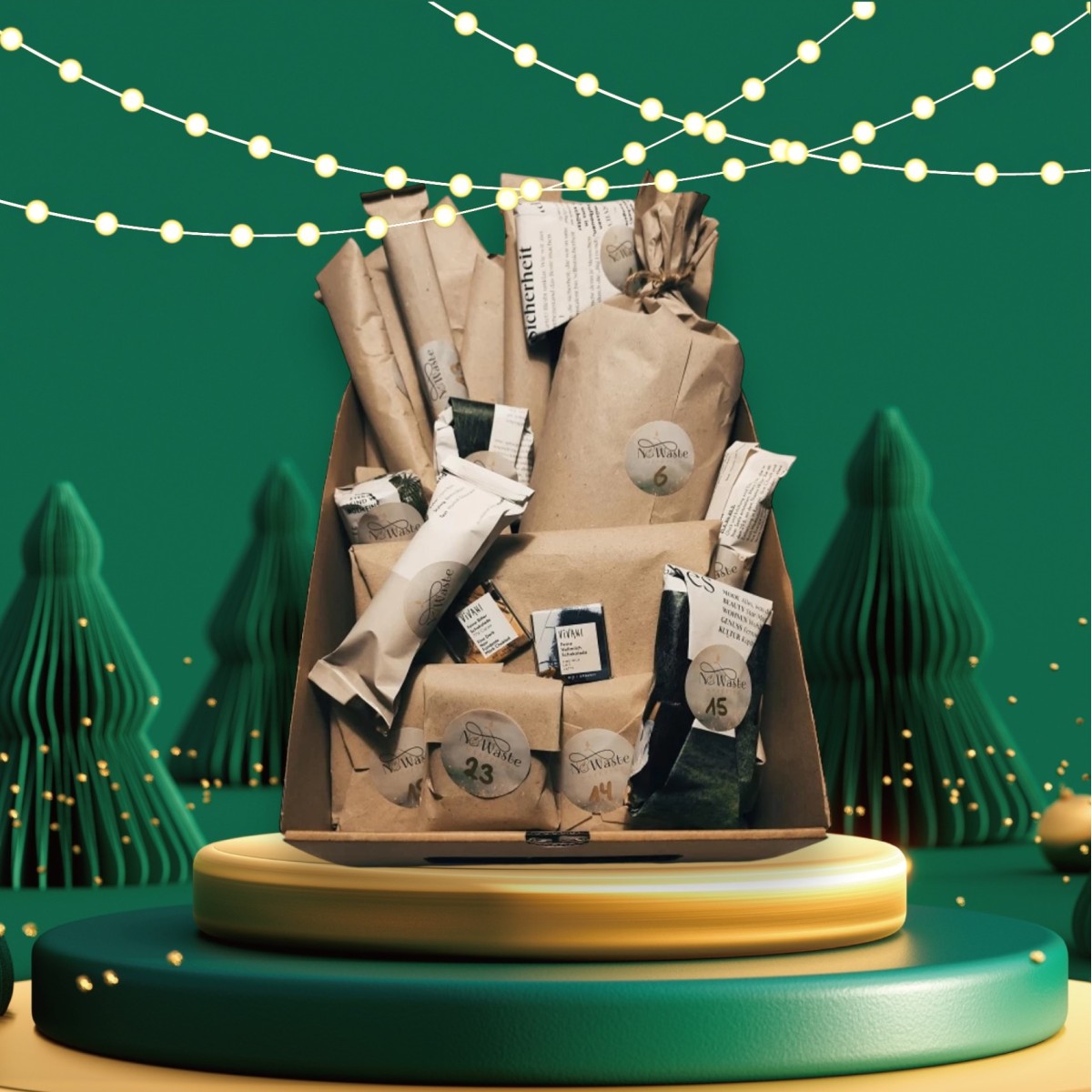 Stoffwindel Adventskalender - VORVERKAUF box