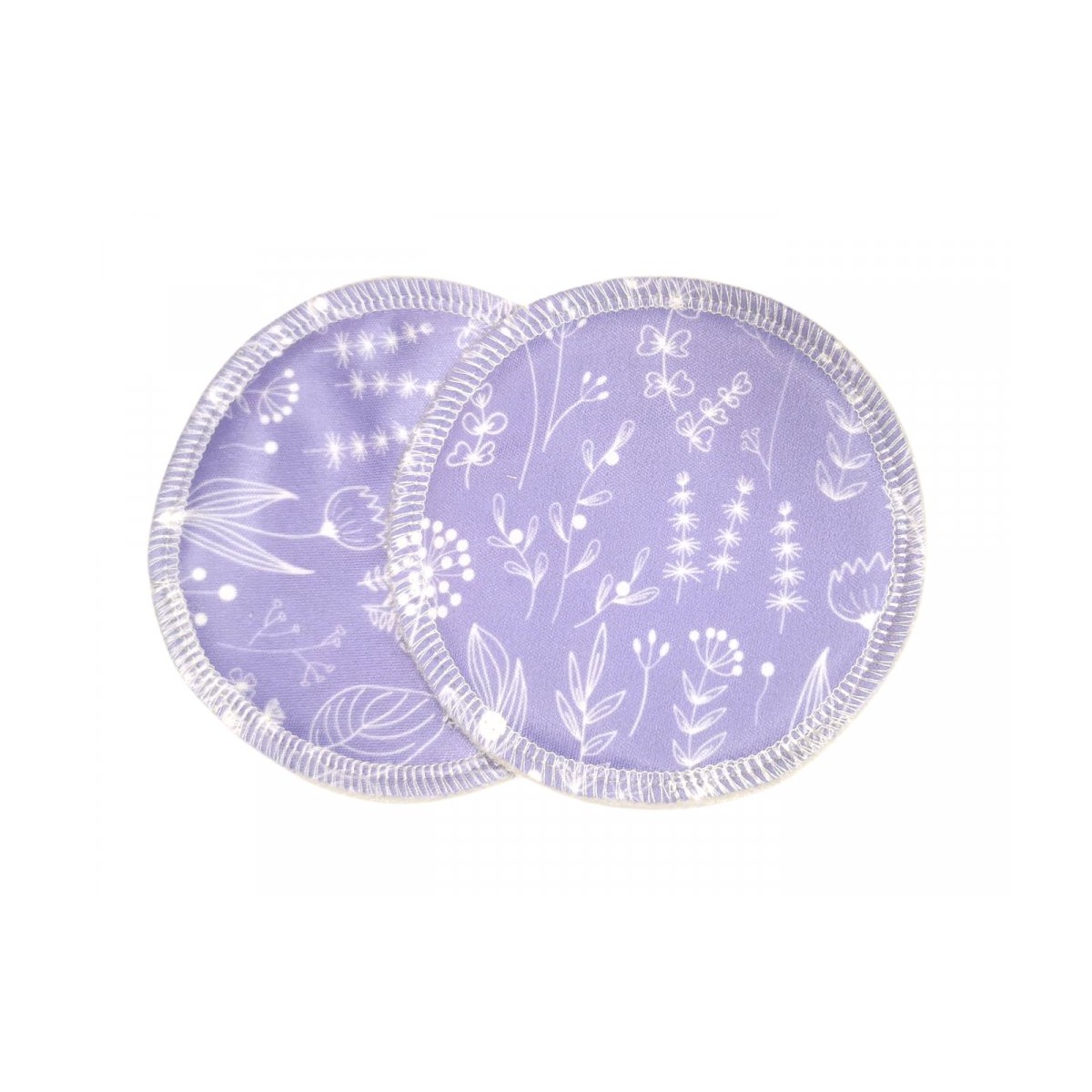 Breberky BIO Stilleinlagen - 1 Paar + Mini Wetbag Violett Me