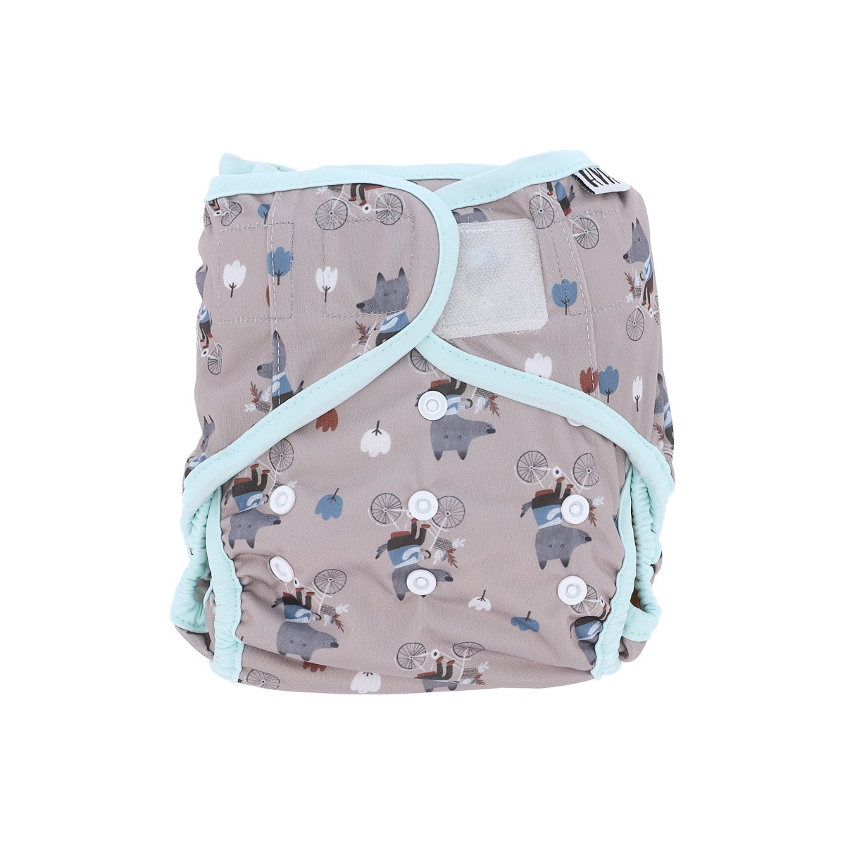 Hypf Überhose One Size Klett Wolf o box