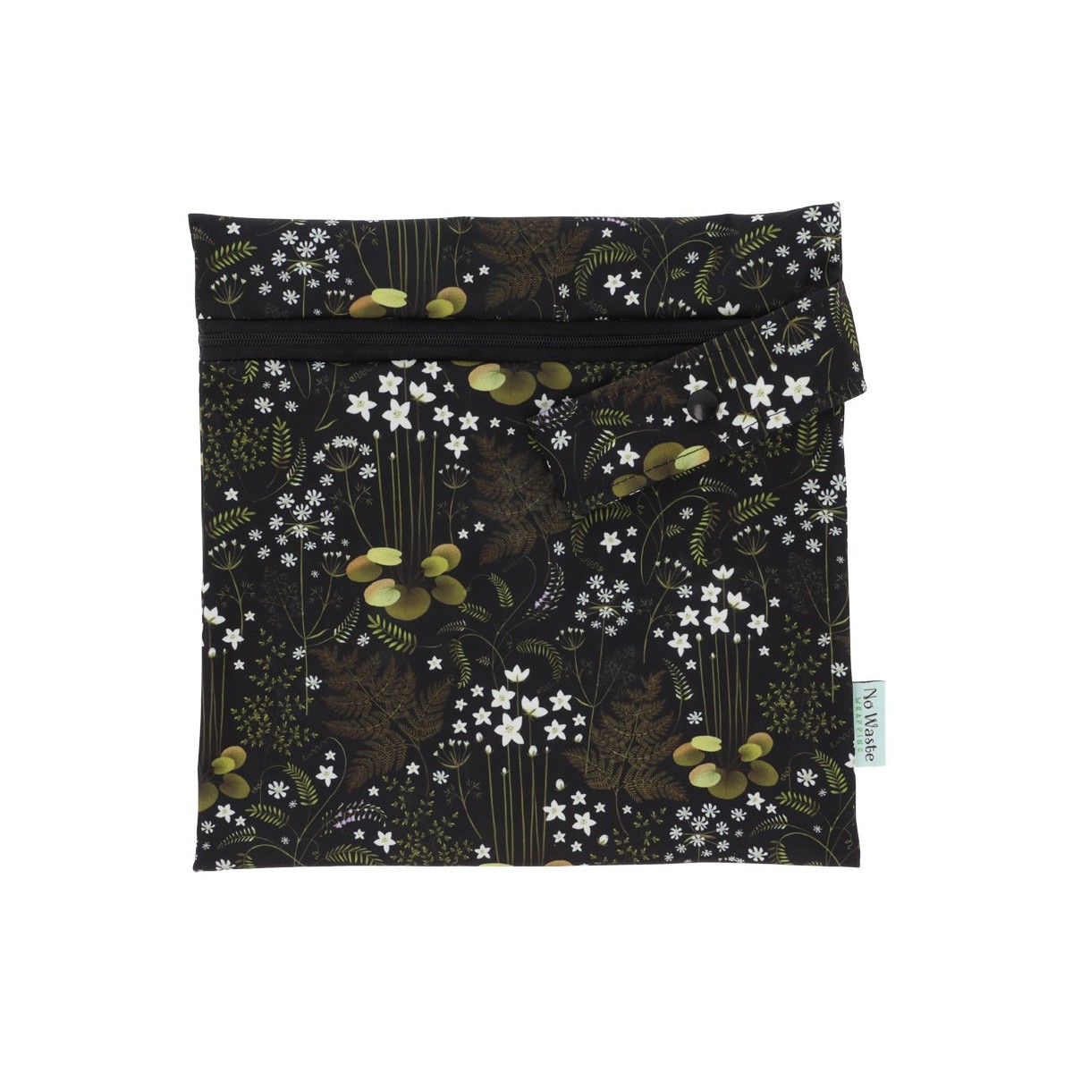 NoWaste WetBag M Ferns on Black box