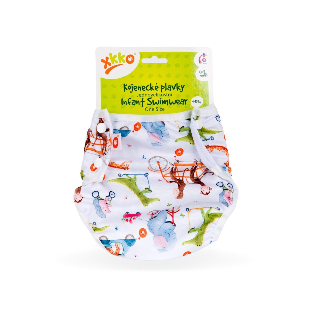 XKKO waschbare Schwimwindel Zoo on the R box