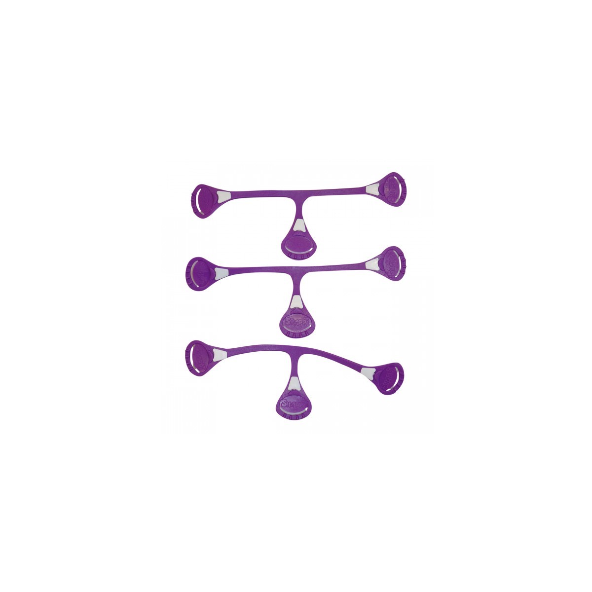 Snappi Windelklammer 3 Stk. Gr. 2 violet box