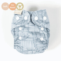 Bare and Boho Soft Cover Snap-in-One Windel Newborn (inkl. Saugeinlage + Booster)